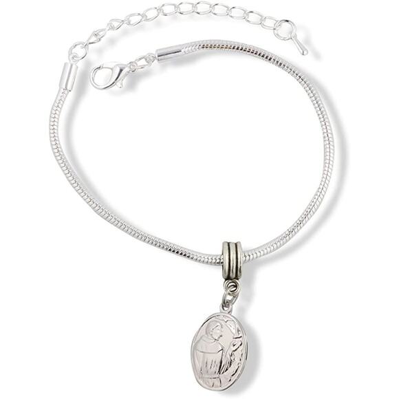 St Francis Charm Bracelet - Saint Francis - Picture 1 of 8